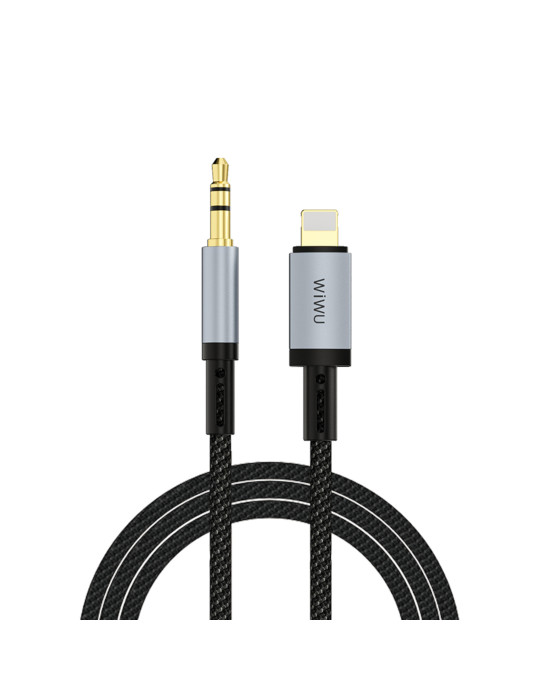 WiWU Câble Audio Lightning vers Jack 3.5 mm (Wi-C048T)