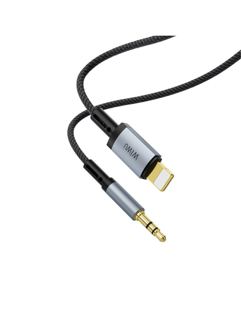 WiWU Câble Audio Lightning vers Jack 3.5 mm (Wi-C048T)