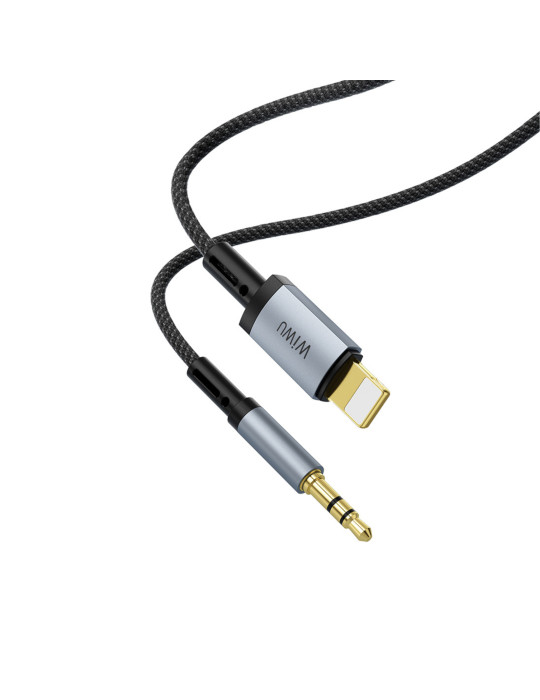 WiWU Câble Audio Lightning vers Jack 3.5 mm (Wi-C048T)