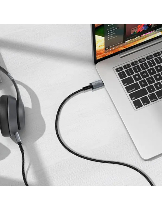 WiWU Câble Audio Lightning vers Jack 3.5 mm (Wi-C048T)