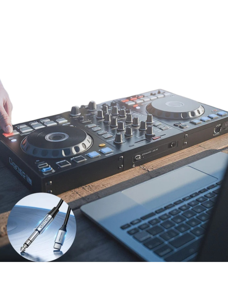 VENTION Câble USB-C vers Jack 6,35 mm (1m) | DOTIRI