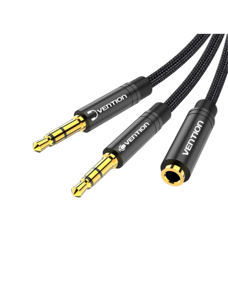 VENTION Câble Adaptateur Audio 2 Jack 3,5mm Mâle vers Jack 3,5mm