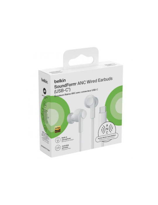BELKIN Ecouteur Filaire USB-C (Blanc) | DOTIRI