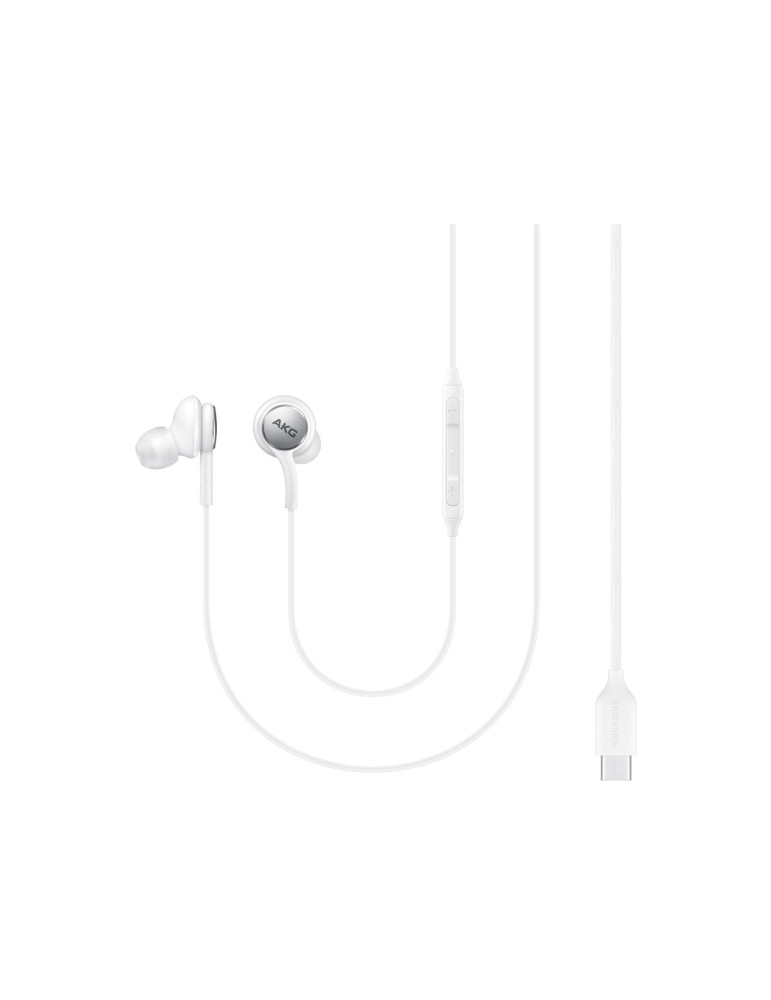 SAMSUNG Ecouteurs AKG USB-C (Blanc) | DOTIRI
