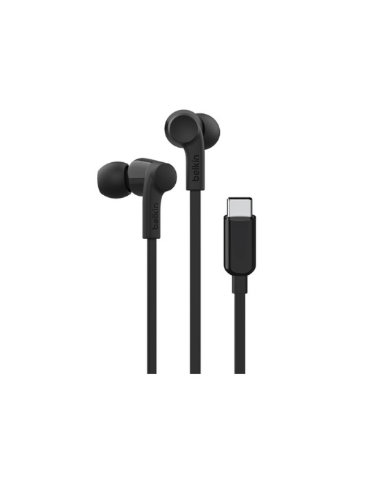 BELKIN Ecouteurs Filaires USB-C avec Micro (Noir) | DOTIRI