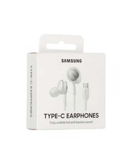 SAMSUNG Ecouteurs AKG USB-C (Blanc) | DOTIRI