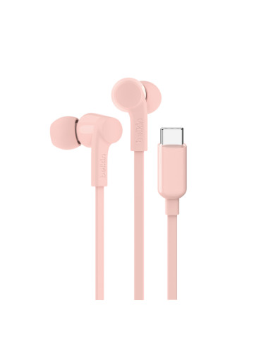 BELKIN SoundForm Écouteurs filaires USB-C (Rose)